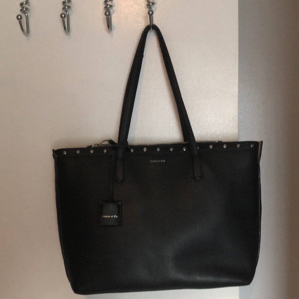 Louise Et Cie Studded Leather Tote